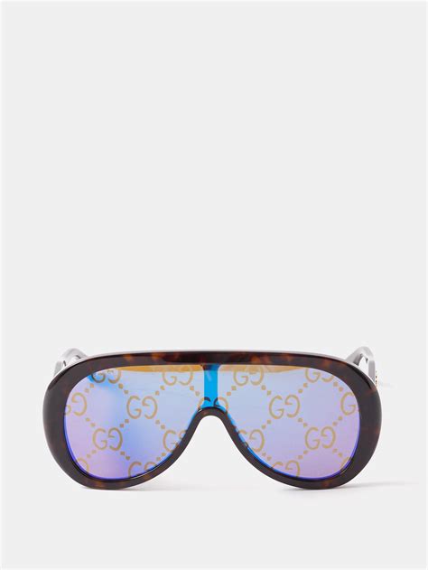 gucci sunglasses for men aviator|Gucci oversized acetate aviator sunglasses.